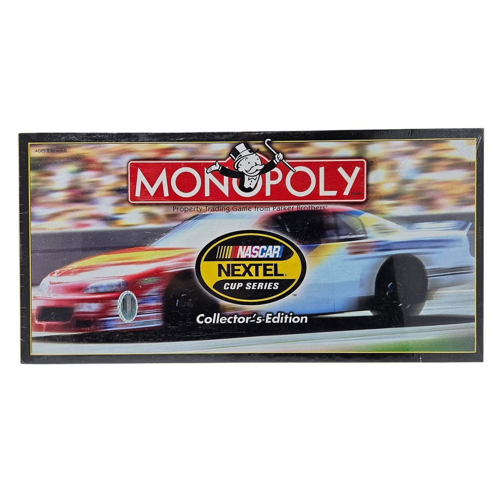 NASCAR Nextel Cup Series Collector's Edition Monopoly Board Game Parker Brothers